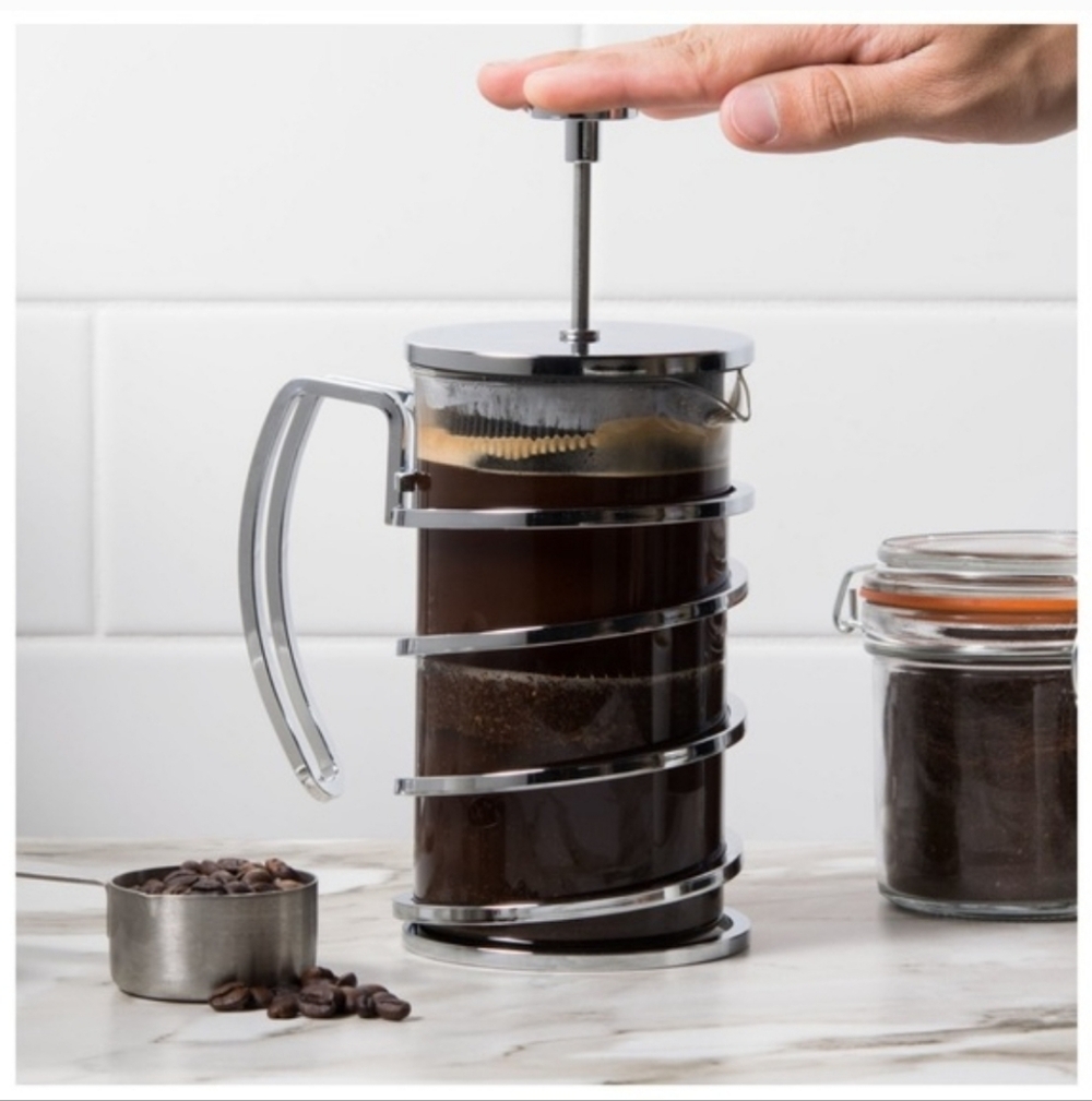 Libbey stainless steel French press